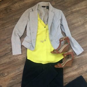 SALE New York and Co Grey button up jacket blazer